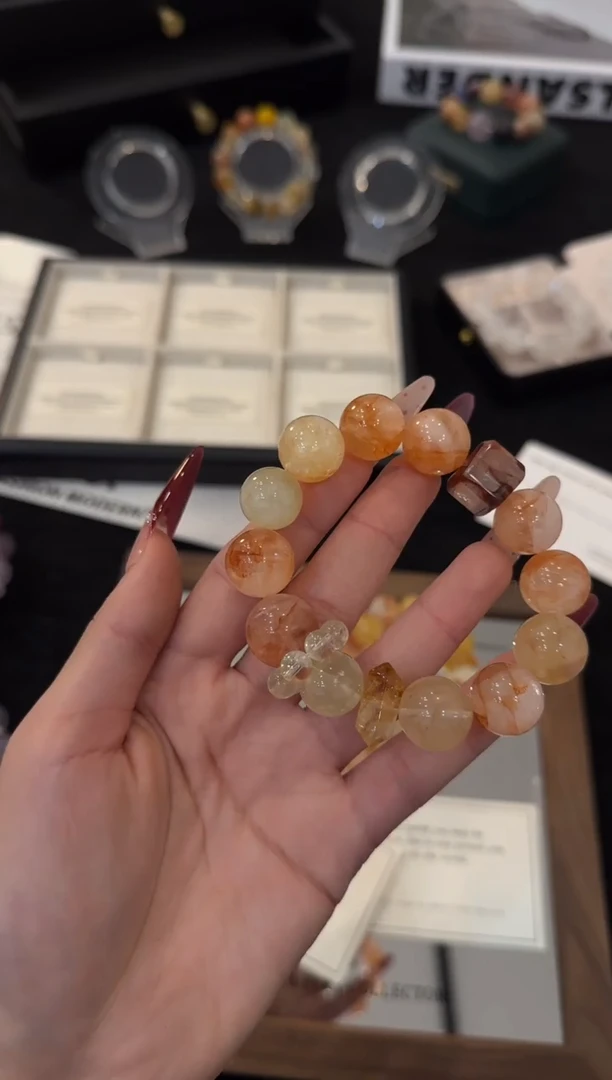 未镶嵌手链水晶金榜题名x3101