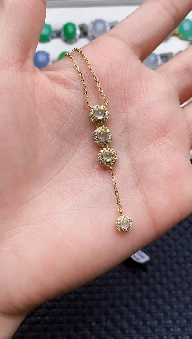 银S925镶嵌戒指翡翠0197
