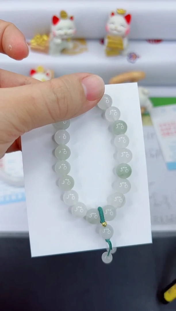 【闪购商品】石英质玉手镯未镶嵌999手串