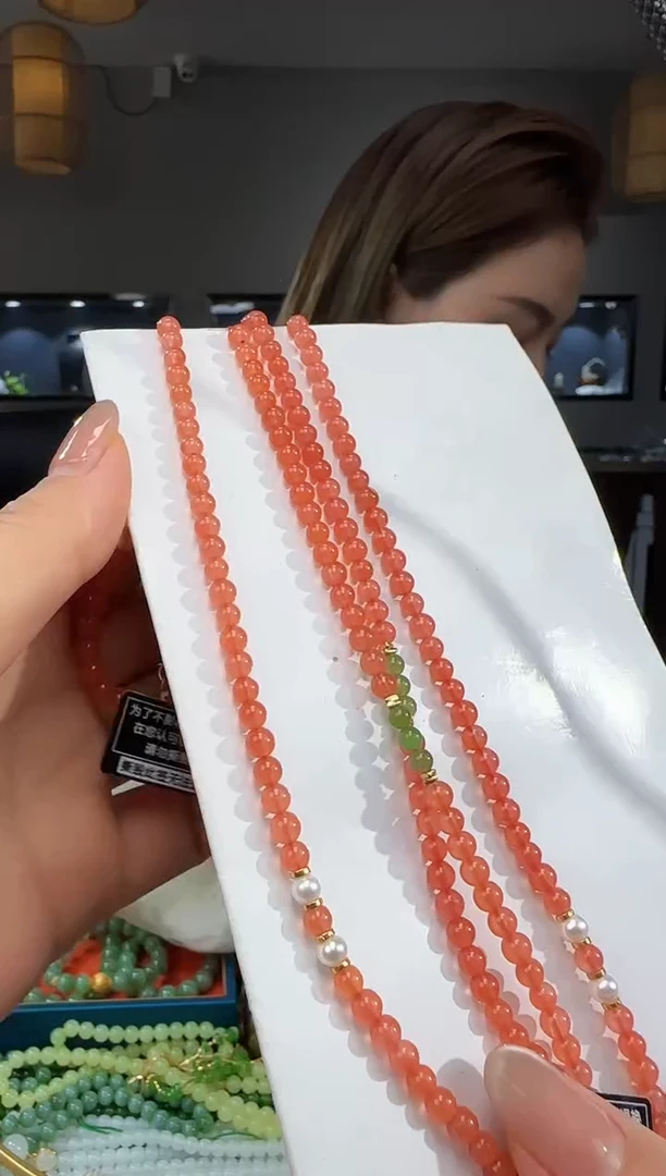 南红玛瑙未镶嵌颈饰多样性发货 拍一发一