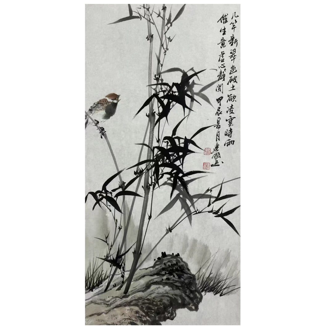 施老师写意花鸟国画作品
