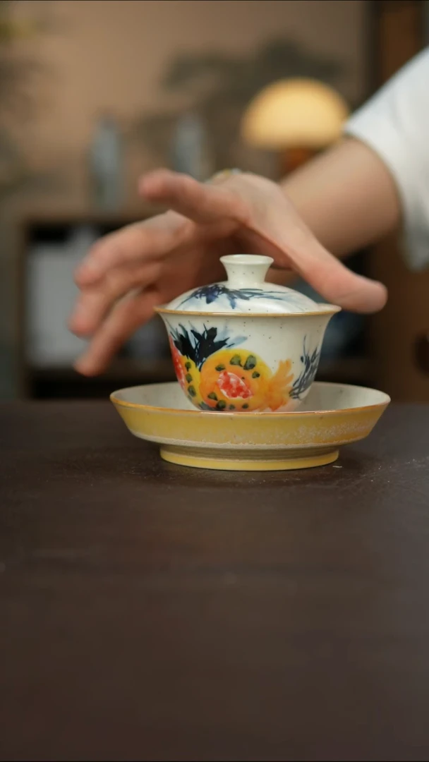 杯景德镇柴烧手作瑕疵