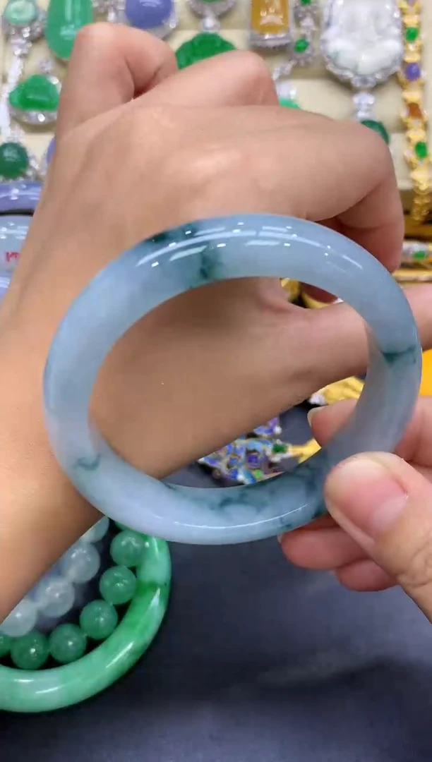 未镶嵌手镯翡翠479-中国好珍宝