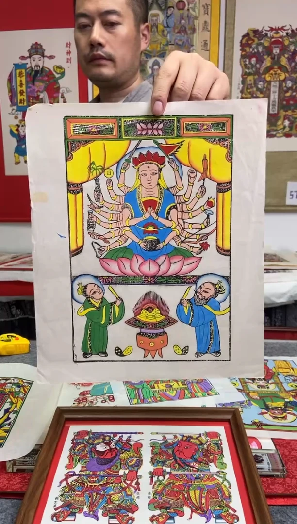 哒***殴滑县地藏小尺幅手工制作精品