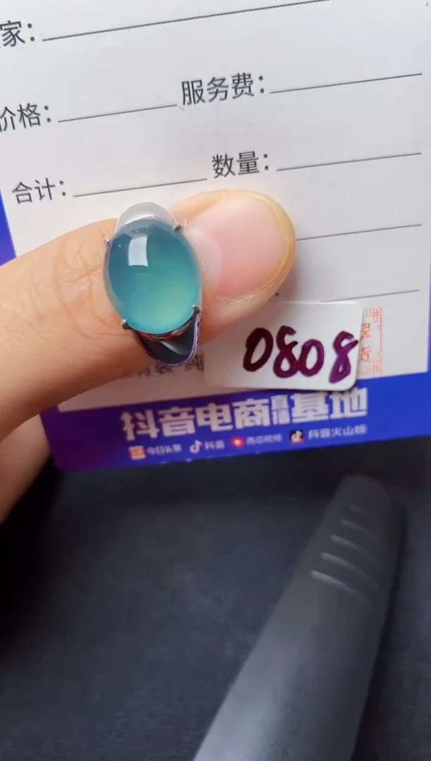 翡翠戒指银S925镶嵌222222222