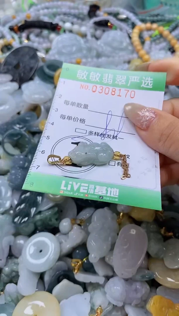 翡翠未镶嵌颈饰闪购0308170多样性发其一