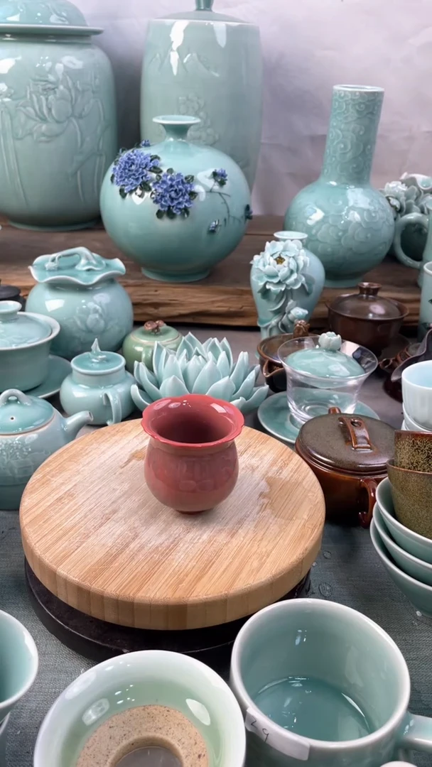 【闪购商品】特价 微瑕 慧仙青瓷