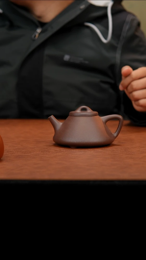 茶壶紫砂紫砂壶微瑕四底勇瓢壶嘴釉殿