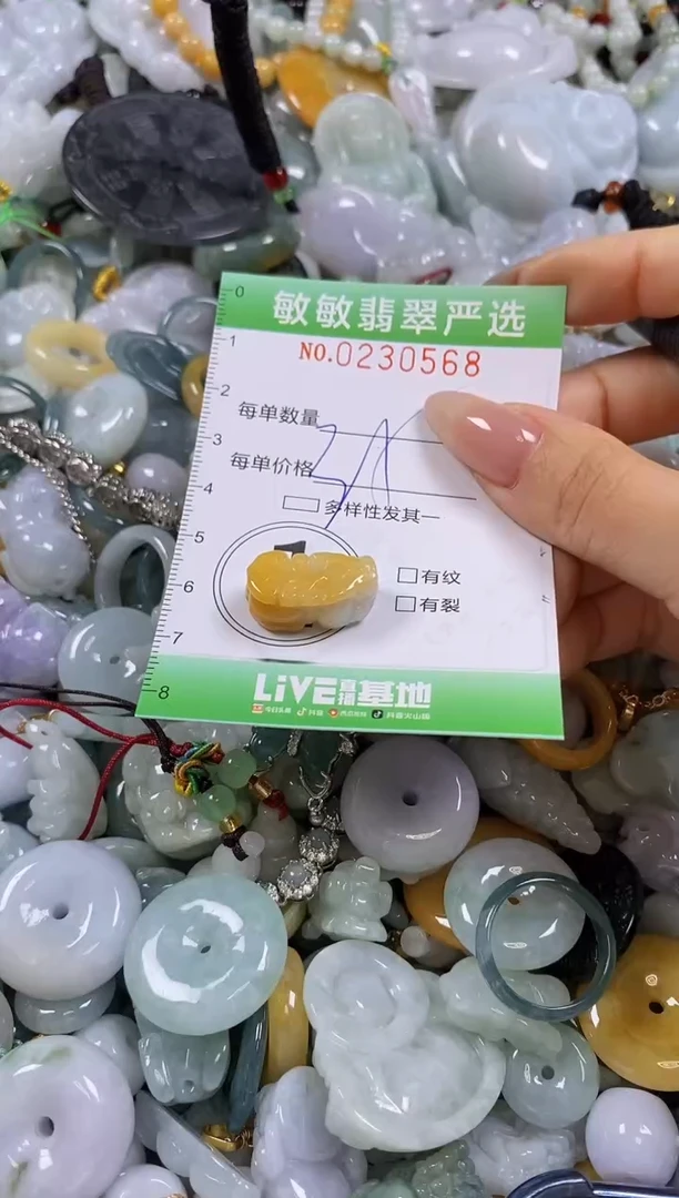 翡翠未镶嵌颈饰闪购0230568