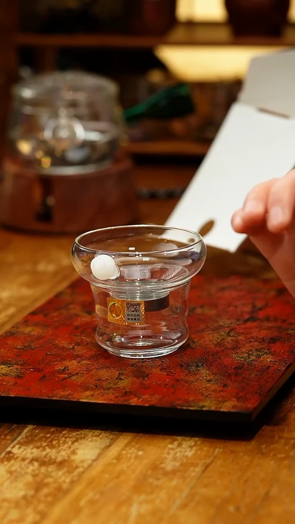 【闪购商品】禾器/晶彩奉珠不锈钢茶漏/白玉