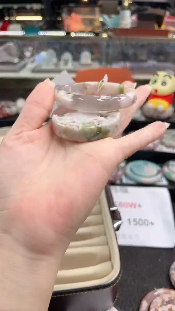 未镶嵌手镯石英质玉52圈口（赠品镯心）6330015