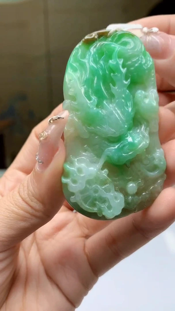 【闪购商品】定制翡翠未镶嵌4917ty-毛货挂件83