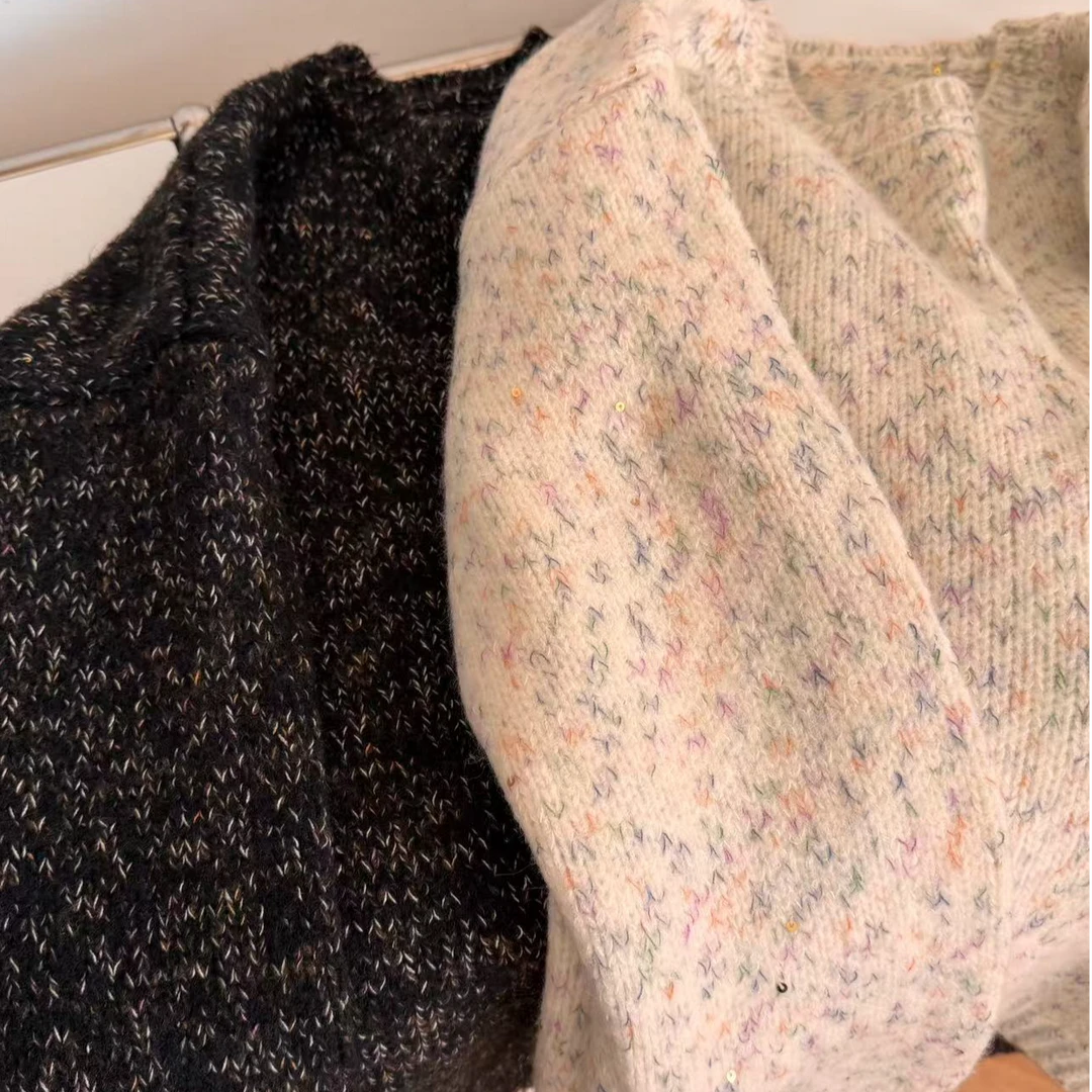 绵羊毛+山羊绒毛衣 秋冬厚款 不扎 舒舒服服 XG057