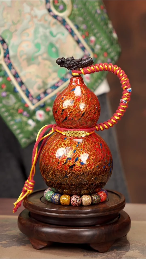 【闪购商品】85易林高端工艺大漆酒葫芦--788