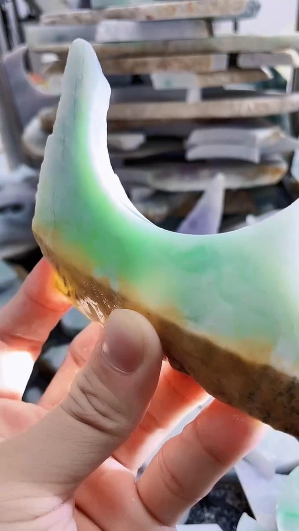 裸石翡翠天然A货翡翠板料