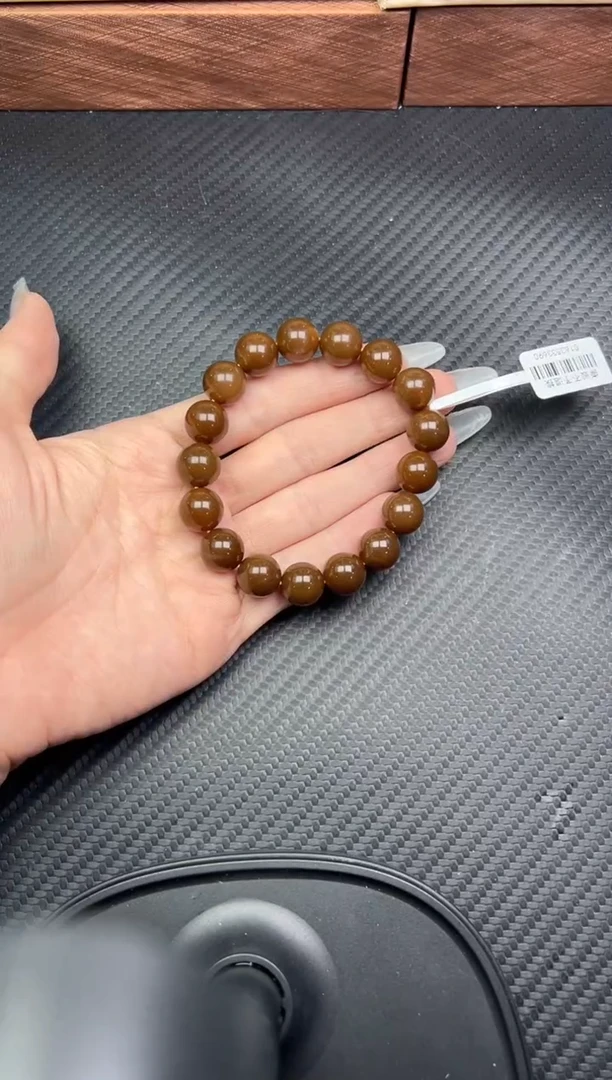 未镶嵌手串和田玉若羌微色差卡12手串