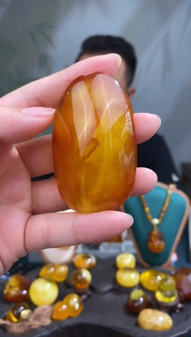 裸石琥珀未镶嵌基地发货 一物一证 顺丰包邮