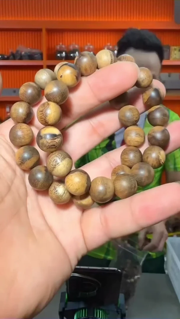 手串沉香55号单圈黑油阁多样性发一