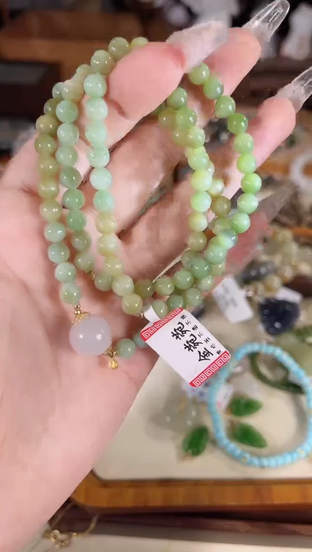 18K金镶嵌手链和田玉多样性发货其一孤品默认微瑕