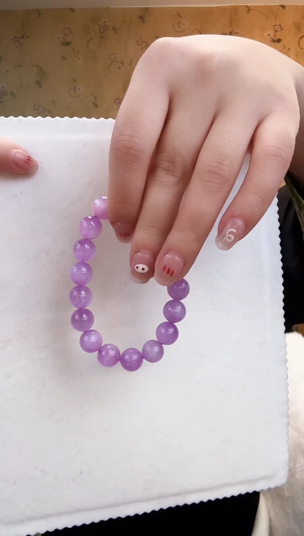 【闪购商品】锂辉石手串未镶嵌紫锂辉手串约11＋