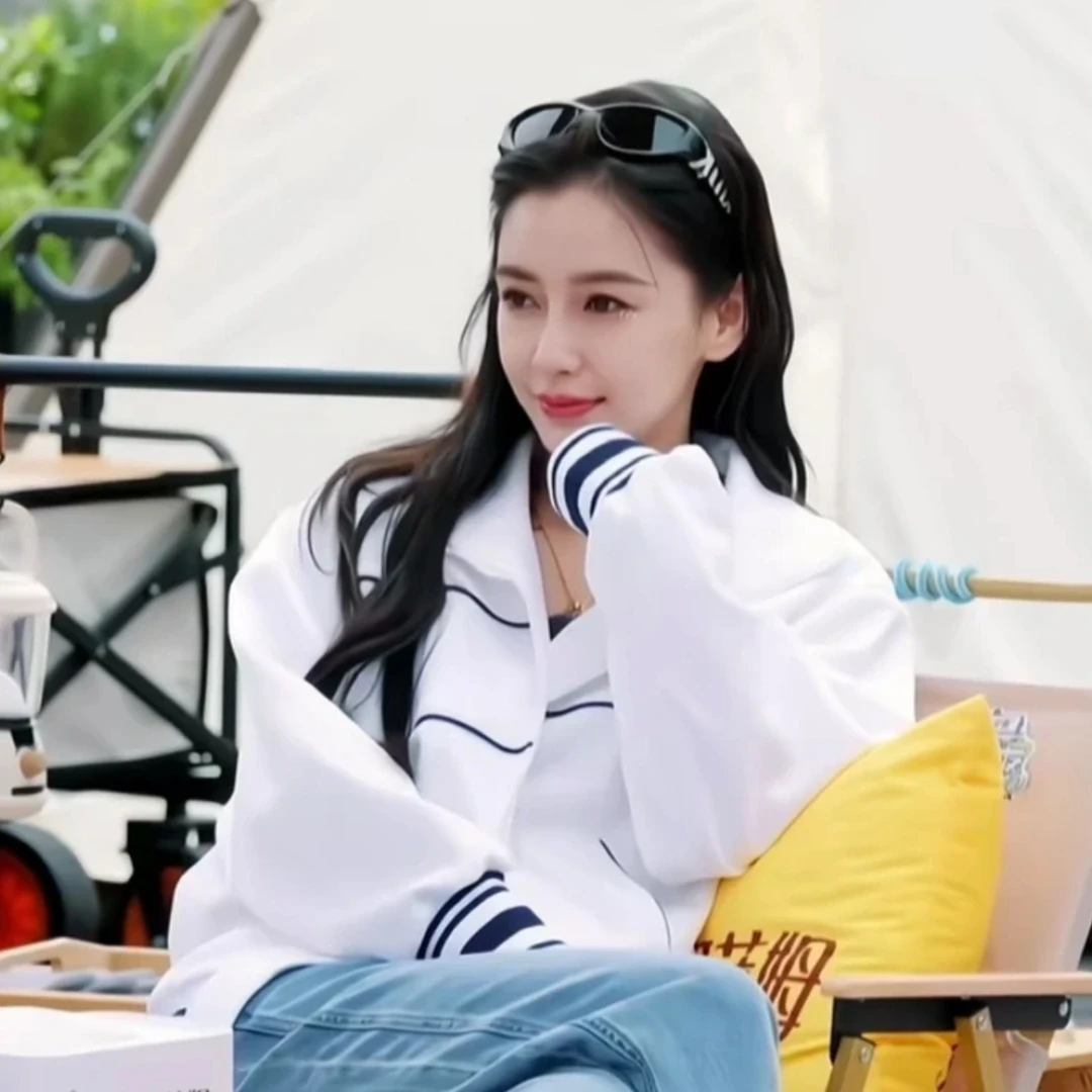 未使用 Celine/思琳 Celine 条纹拉链高领休闲长袖夹克外套 白色S