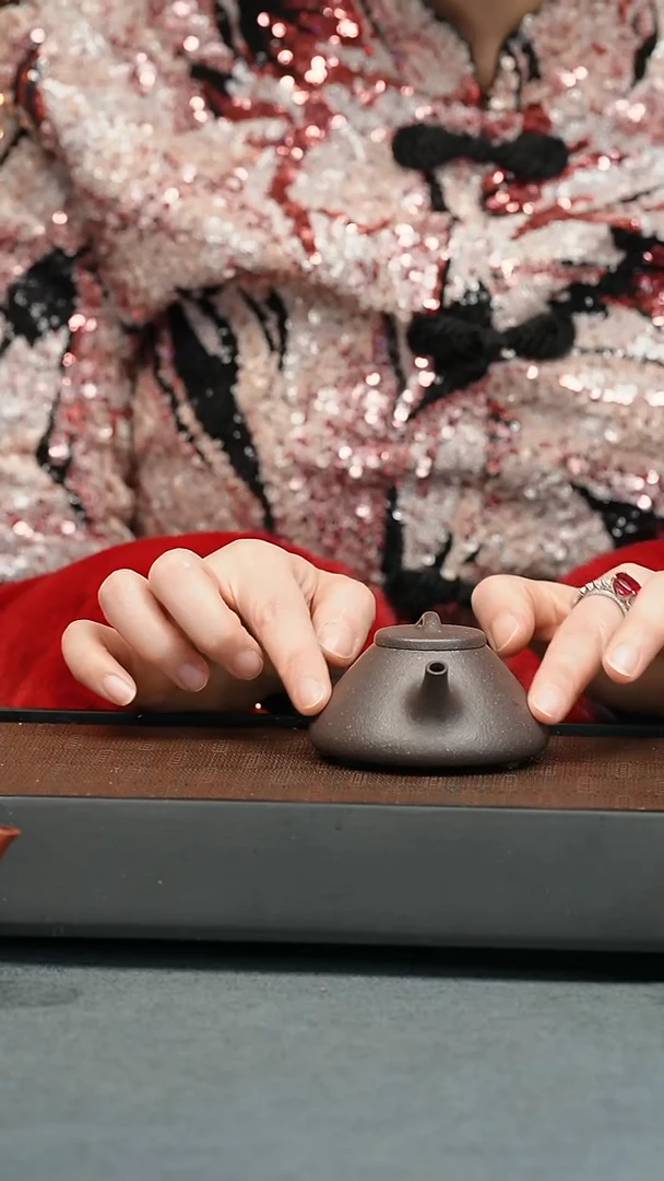 【闪购商品】紫砂茶壶五堂 子冶石瓢-手工炼泥