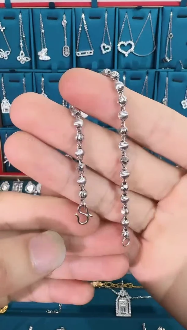 手链定制铂950猫眼手链