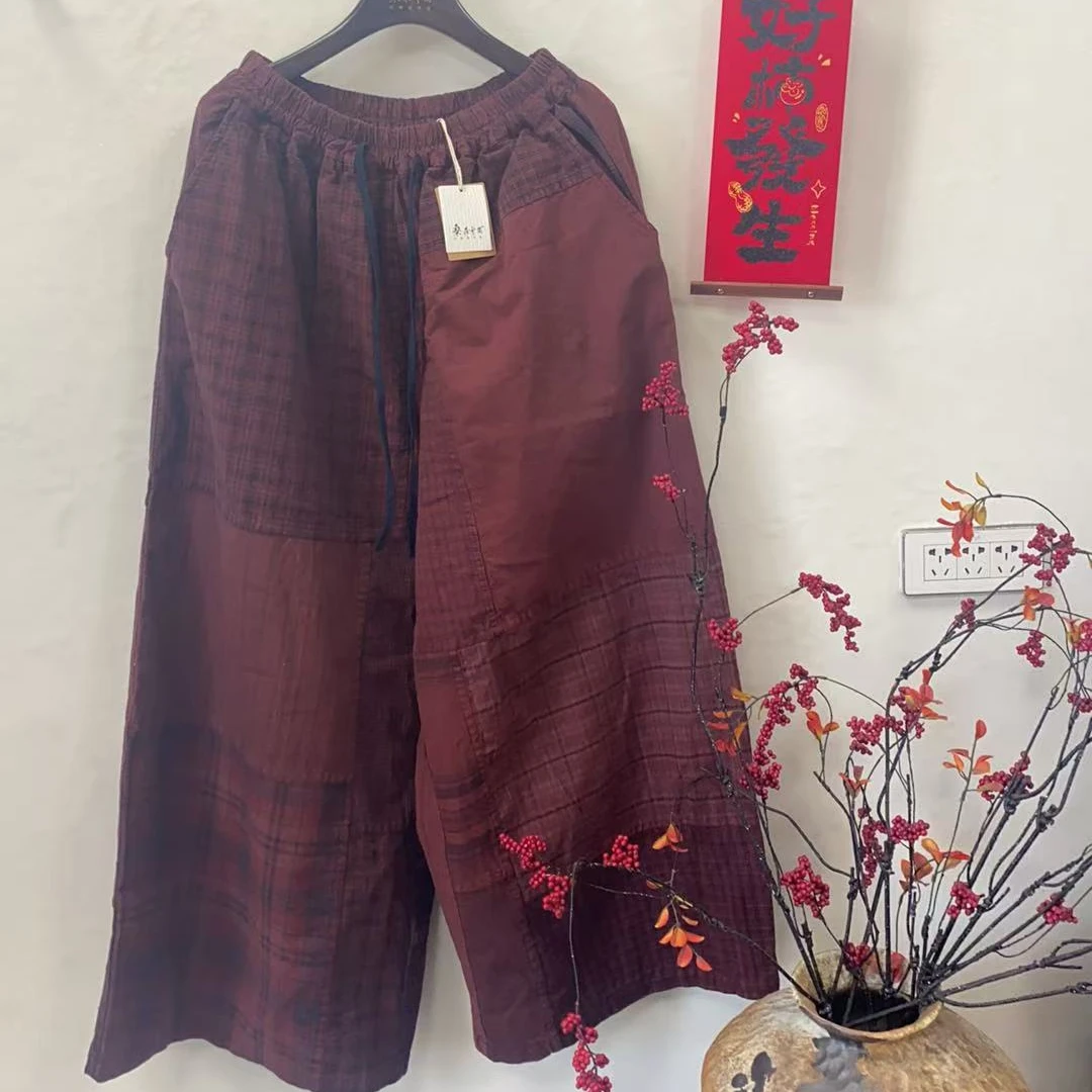 桑在云间  叁生阔腿裤 （特色花色）