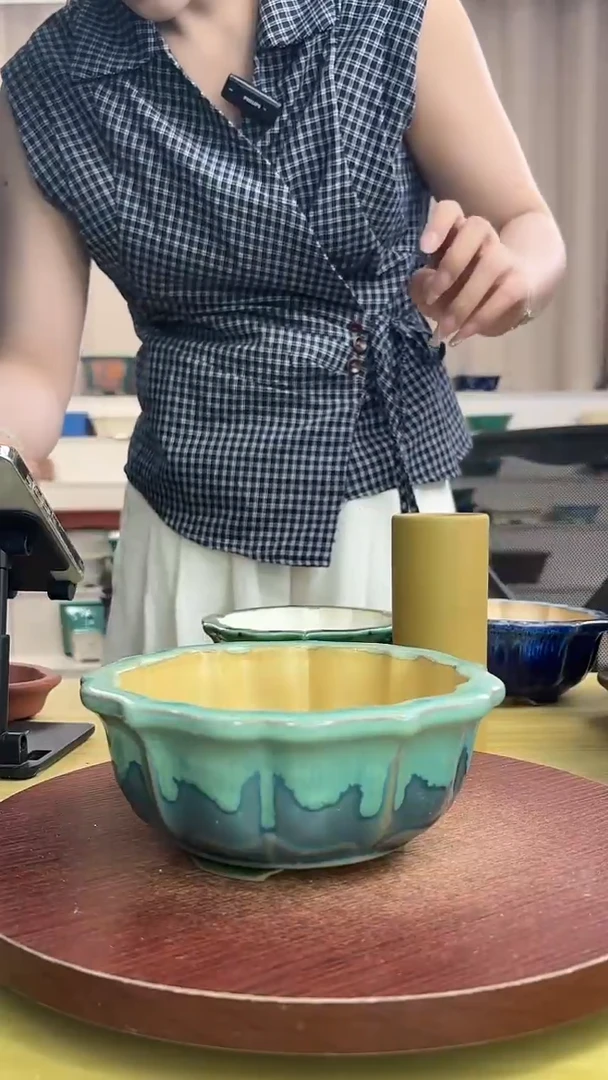 紫砂花盆紫砂花盆微瑕