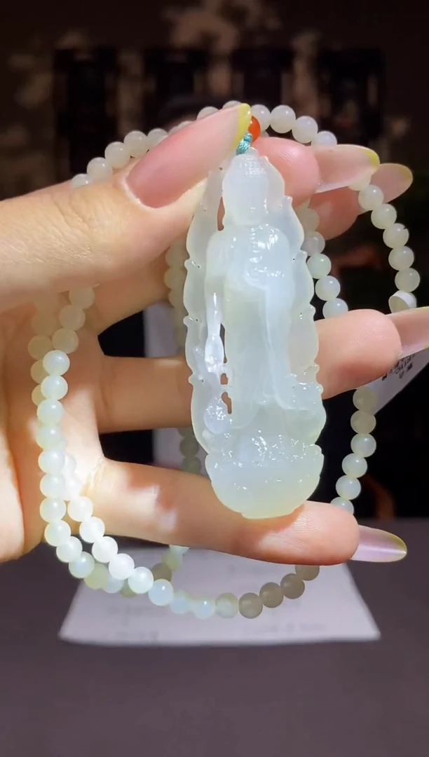 和田玉未镶嵌颈饰C513