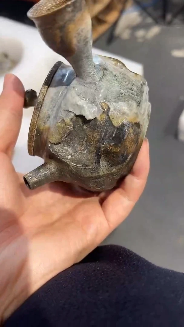 壶1号容量140-150ML陶泥侧把壶