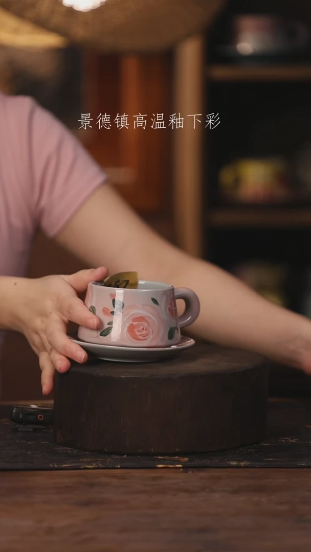 陶瓷景德镇高温釉下手绘陶瓷157