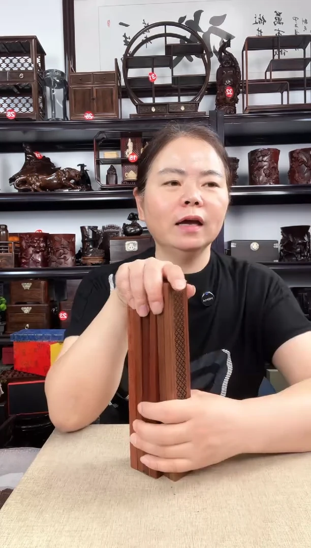 木3个黄线盒老李红木工艺品