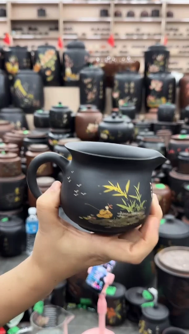 罐瑕疵无礼盒彩填公道杯 908