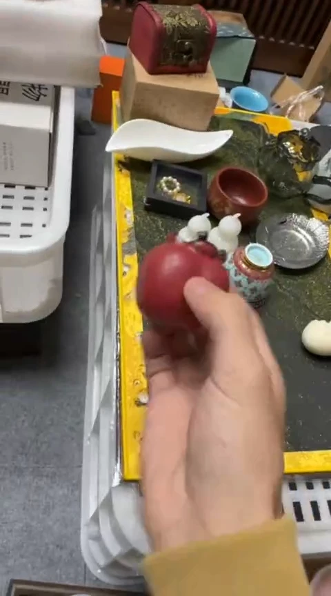 摆件陶茶具茶具茶具柿子