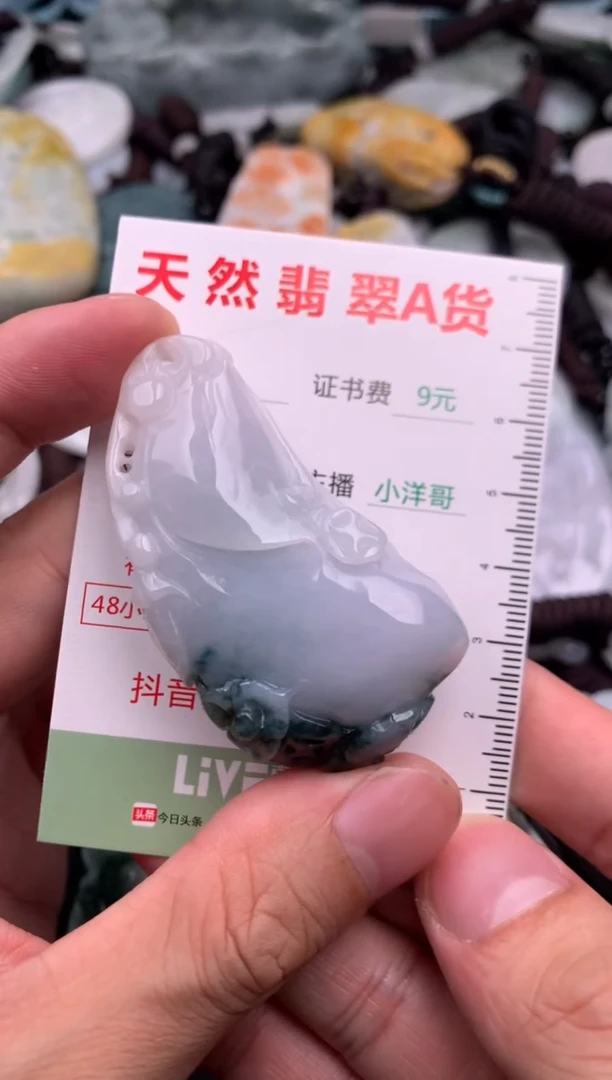 翡翠未镶嵌吊坠(不含链)1