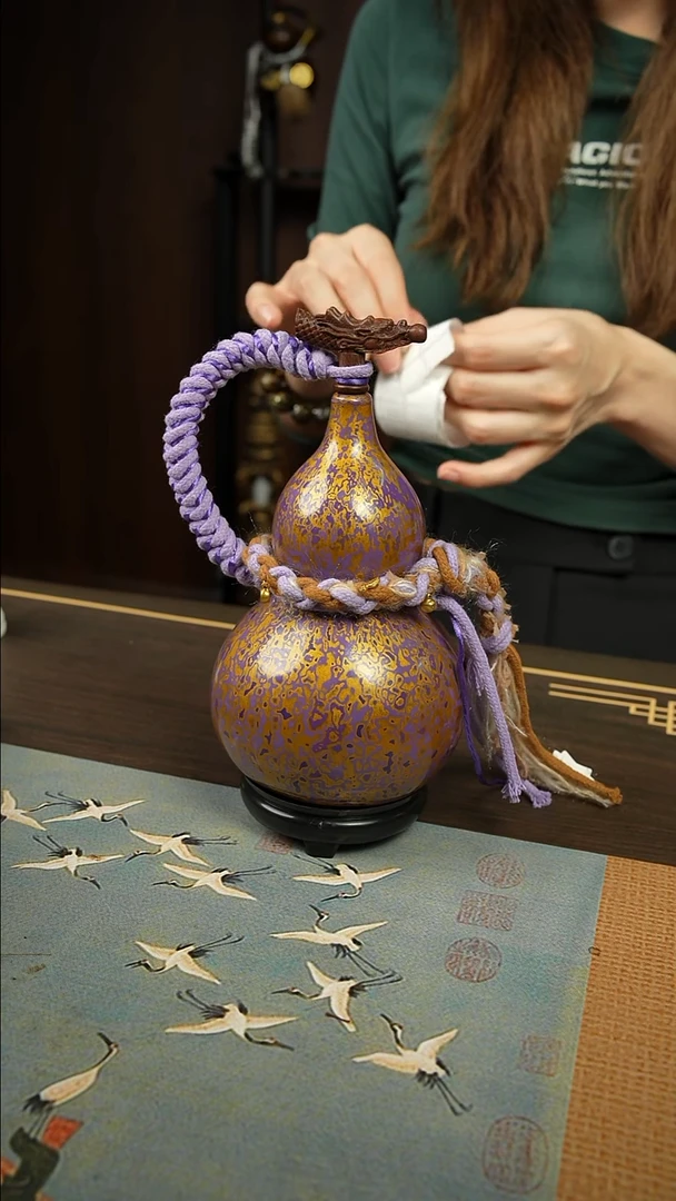 002号500ml左右非遗大漆酒葫芦