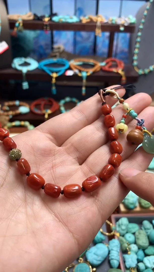 未镶嵌南红玛瑙挂件挂件