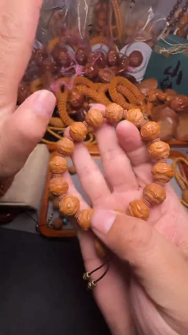 手串橄榄核猴头蟾仙