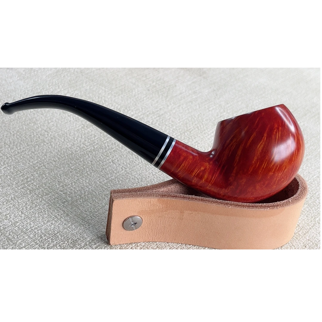 石楠木经典福尔摩斯弯9mm烟道新款精品烟斗