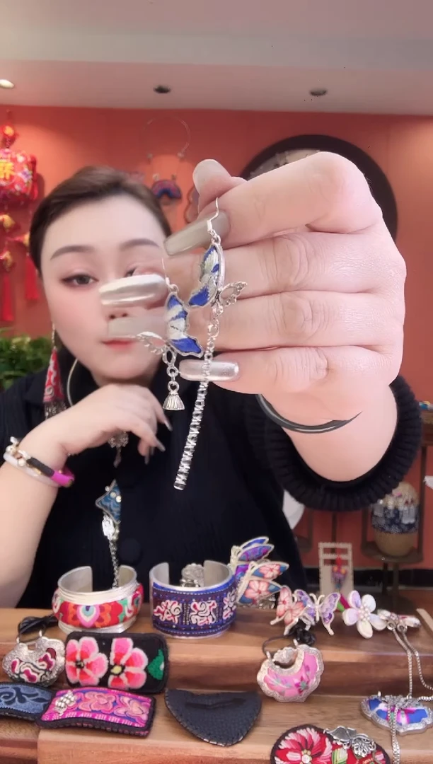 长红绣艺坊耳环96