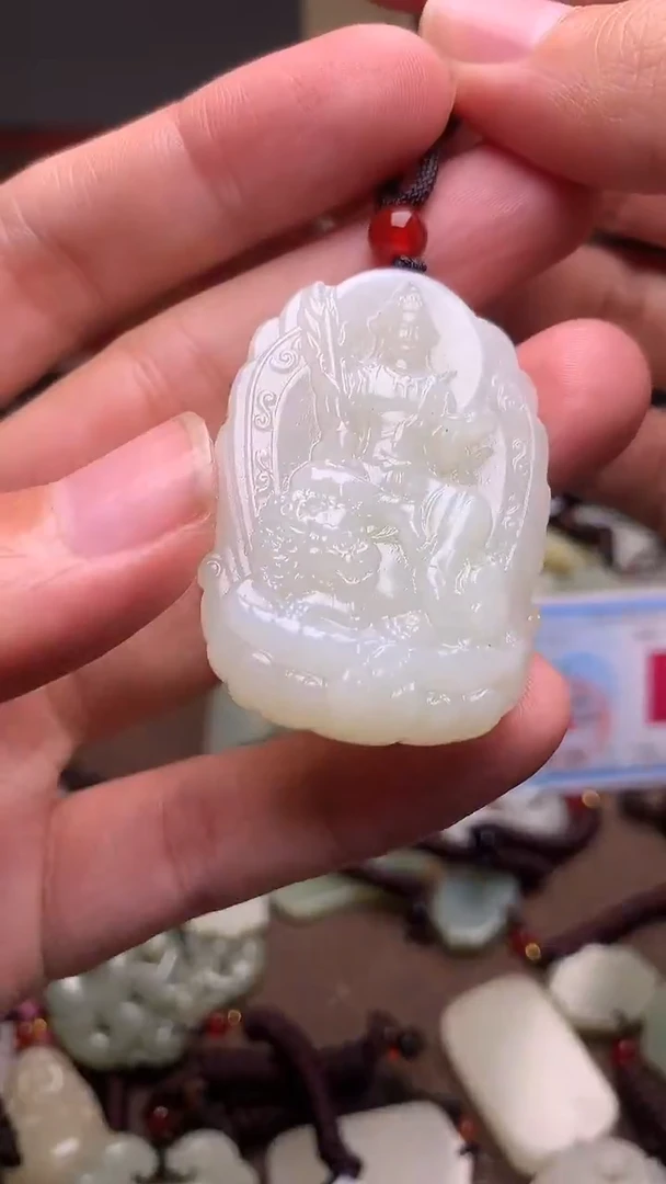 颈饰未镶嵌和田玉新疆料青海料清水和田玉吊坠