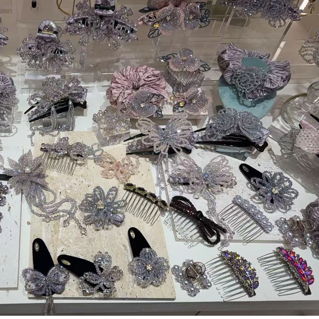 1号链接001-200 U·SI原创饰品轻奢时尚百搭发饰发箍大漏孤品