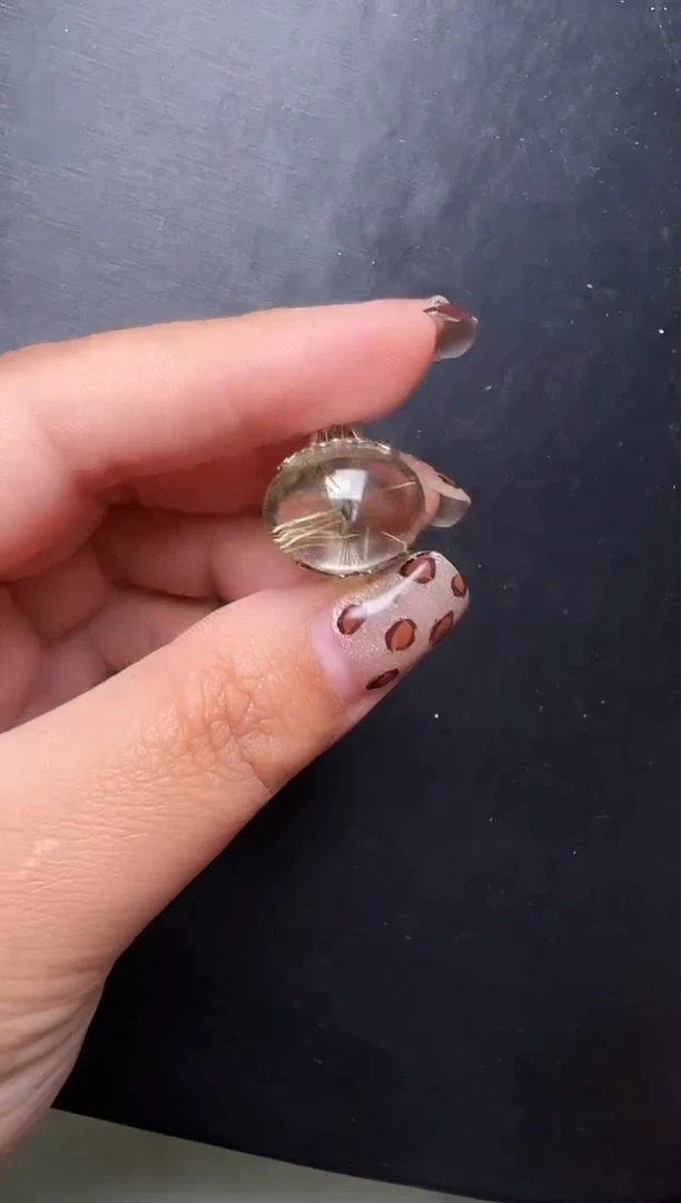 未镶嵌戒指水晶钛晶戒指 JP55522