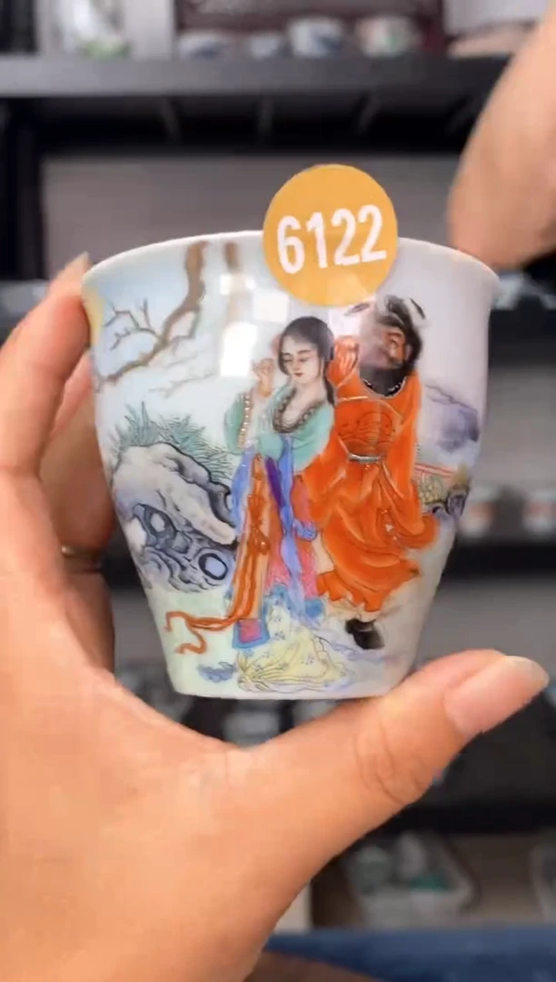 吴义松陶瓷联盟手绘陶瓷编码:6122
