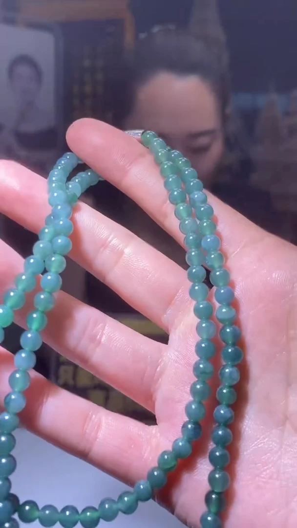 翡翠未镶嵌颈饰7.5天然翡翠A货020