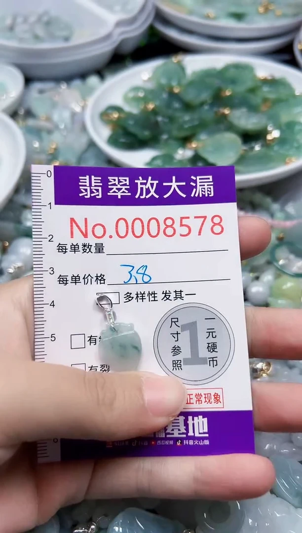 颈饰未镶嵌翡翠8578