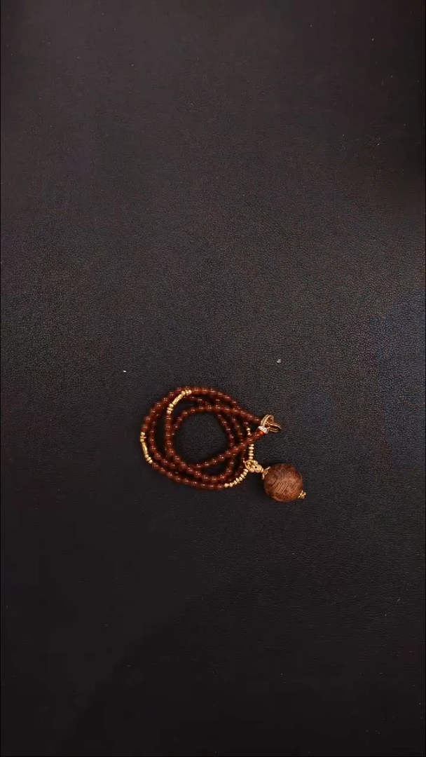 手串未镶嵌和田玉DS341且末糖珠串