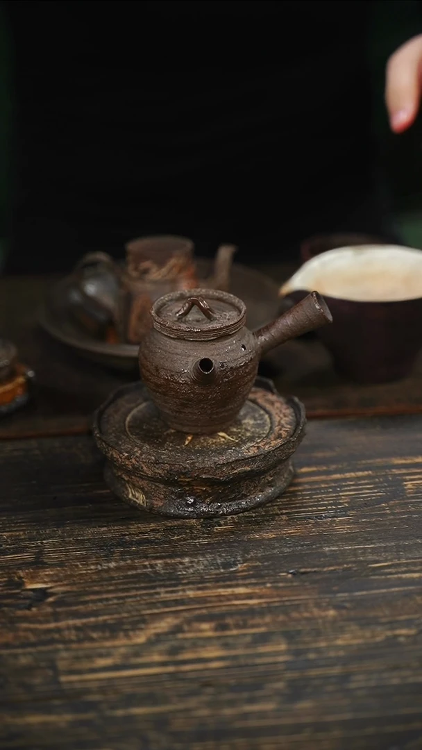 全手工制作 南蛮侧把壶