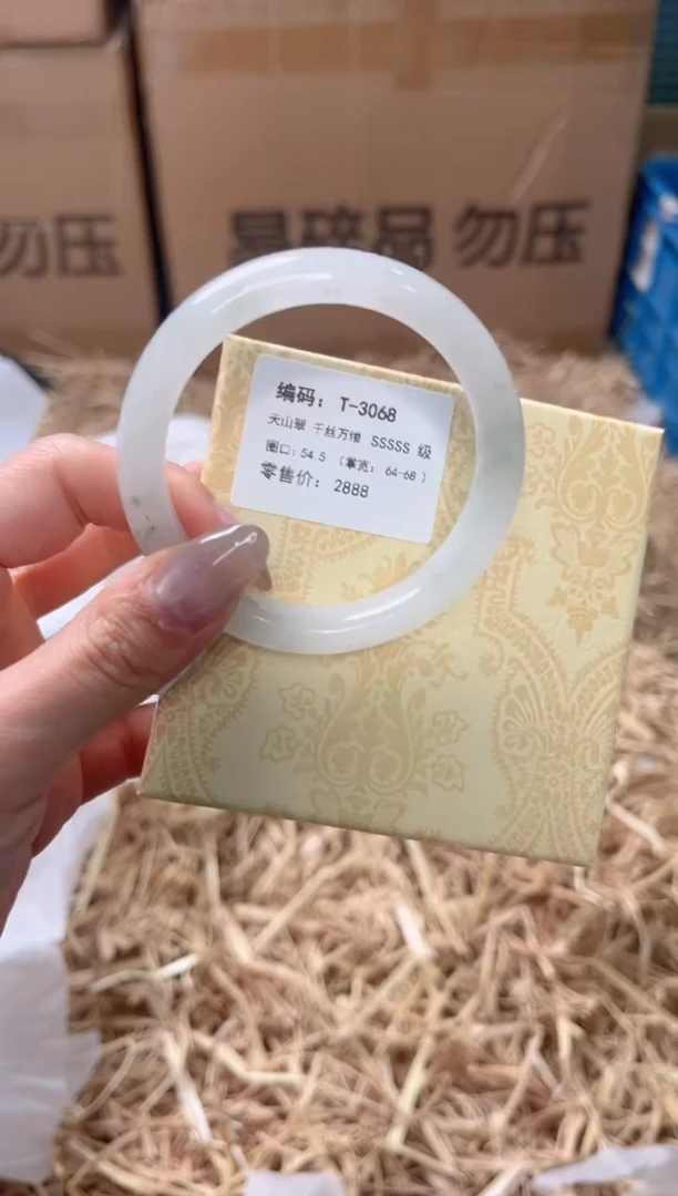 未镶嵌手镯石英质玉T-3068